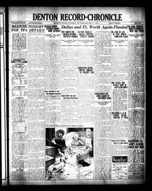 Denton Record-Chronicle (Denton, Tex.), Vol. 22, No. 230, Ed. 1 Tuesday, May 9, 1922