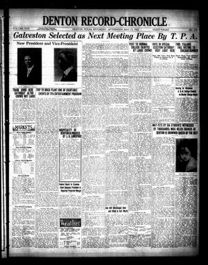 Denton Record-Chronicle (Denton, Tex.), Vol. 22, No. 234, Ed. 1 Saturday, May 13, 1922