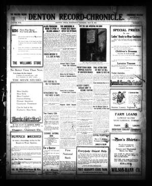 Denton Record-Chronicle. (Denton, Tex.), Vol. 27, No. 243, Ed. 1 Wednesday, May 23, 1917