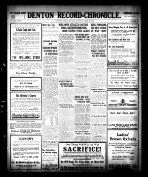 Denton Record-Chronicle. (Denton, Tex.), Vol. 18, No. 221, Ed. 1 Monday, April 29, 1918