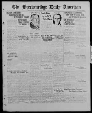 The Breckenridge Daily American (Breckenridge, Tex), Vol. 5, No. 79, Ed. 1, Friday, October 3, 1924