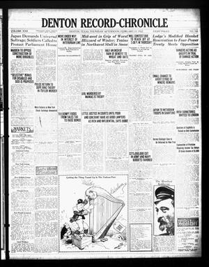 Denton Record-Chronicle (Denton, Tex.), Vol. 22, No. 166, Ed. 1 Thursday, February 23, 1922