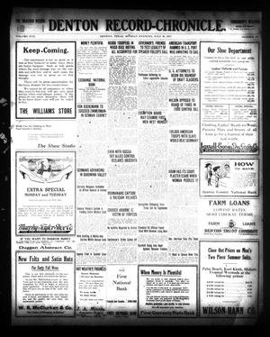Denton Record-Chronicle. (Denton, Tex.), Vol. 27, No. 301, Ed. 1 Monday, July 30, 1917