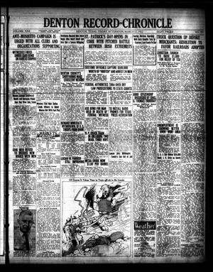 Denton Record-Chronicle (Denton, Tex.), Vol. 22, No. 185, Ed. 1 Friday, March 17, 1922