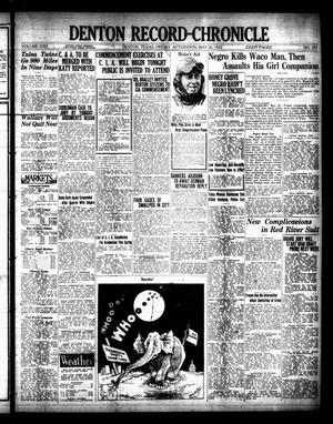 Denton Record-Chronicle (Denton, Tex.), Vol. 22, No. 245, Ed. 1 Friday, May 26, 1922