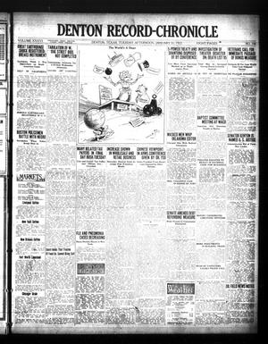 Denton Record-Chronicle (Denton, Tex.), Vol. 22, No. 146, Ed. 1 Tuesday, January 31, 1922