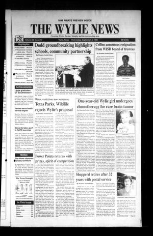 The Wylie News (Wylie, Tex.), Vol. 52, No. 14, Ed. 1 Wednesday, September 2, 1998
