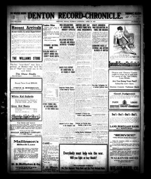 Denton Record-Chronicle. (Denton, Tex.), Vol. 18, No. 216, Ed. 1 Tuesday, April 23, 1918