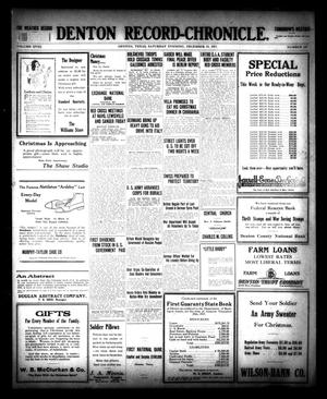 Denton Record-Chronicle. (Denton, Tex.), Vol. 18, No. 107, Ed. 1 Saturday, December 15, 1917