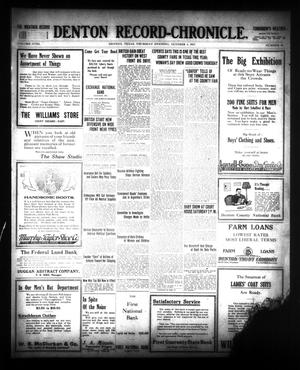 Denton Record-Chronicle. (Denton, Tex.), Vol. 28, No. 45, Ed. 1 Thursday, October 4, 1917