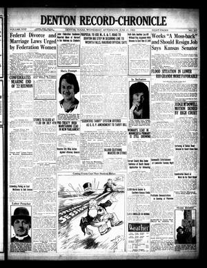 Denton Record-Chronicle (Denton, Tex.), Vol. 22, No. 267, Ed. 1 Wednesday, June 21, 1922