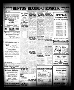 Denton Record-Chronicle. (Denton, Tex.), Vol. 18, No. 102, Ed. 1 Monday, December 10, 1917
