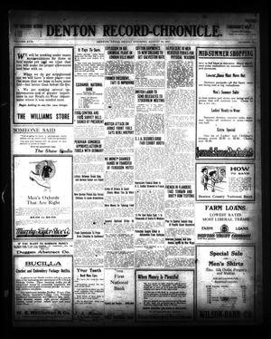 Denton Record-Chronicle. (Denton, Tex.), Vol. 27, No. 311, Ed. 1 Friday, August 10, 1917