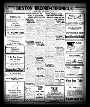 Denton Record-Chronicle. (Denton, Tex.), Vol. 18, No. 173, Ed. 1 Monday, March 4, 1918