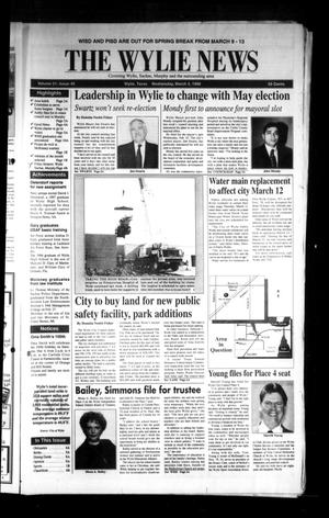 The Wylie News (Wylie, Tex.), Vol. 51, No. 40, Ed. 1 Wednesday, March 4, 1998