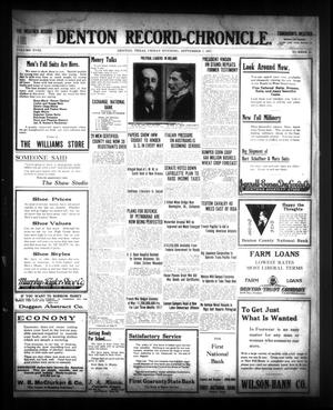 Denton Record-Chronicle. (Denton, Tex.), Vol. 28, No. 22, Ed. 1 Friday, September 7, 1917