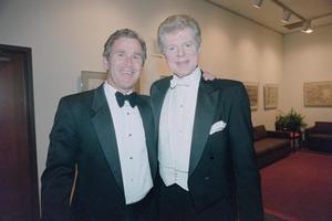 [Van Cliburn and George W. Bush]