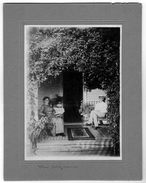 Unidentified Man and Woman on Wooden Porch