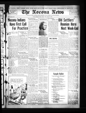 Primary view of object titled 'The Nocona News (Nocona, Tex.), Vol. 32, No. 10, Ed. 1 Friday, August 21, 1936'.