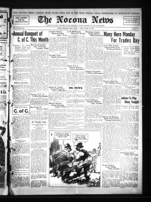 Primary view of object titled 'The Nocona News (Nocona, Tex.), Vol. 32, No. 17, Ed. 1 Friday, October 9, 1936'.