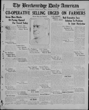 The Breckenridge Daily American (Breckenridge, Tex), Vol. 6, No. 45, Ed. 1, Wednesday, August 26, 1925
