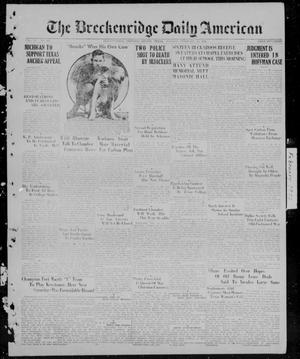 The Breckenridge Daily American (Breckenridge, Tex), Vol. 6, No. 200, Ed. 1, Tuesday, February 23, 1926