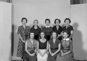 [Group of nine women]