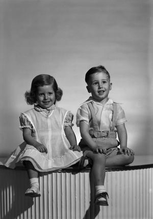 [Pam and Byrd IV as children]