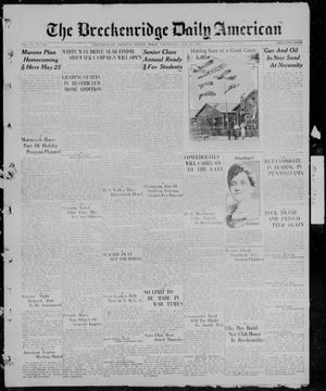 The Breckenridge Daily American (Breckenridge, Tex), Vol. 6, No. 273, Ed. 1, Wednesday, May 19, 1926