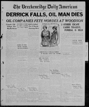 The Breckenridge Daily American (Breckenridge, Tex), Vol. 6, No. 290, Ed. 1, Tuesday, June 8, 1926