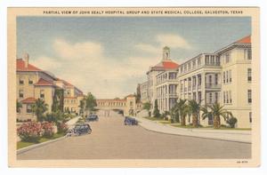 Primary view of object titled '[John Sealy Hospital Group and State Medical College]'.