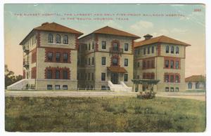 Primary view of object titled '[Sunset Hospital, Houston, Texas]'.