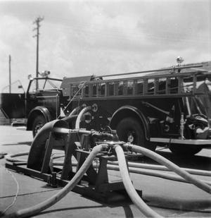 Primary view of object titled '[Beaumont Fire Department Fire Engine]'.