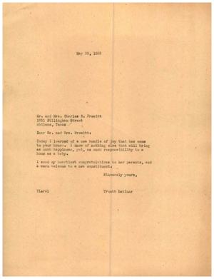 [Letter from Truett Latimer to Mr. and Mrs. Charles B. Prewitt, May 30, 1955]
