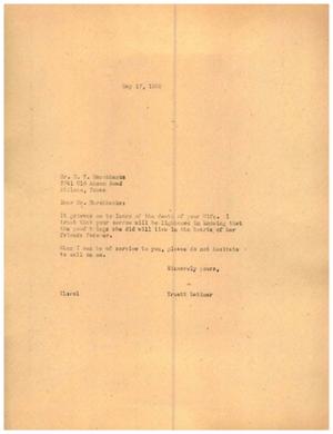 [Letter from Truett Latimer to B. T. Marchbanks, May 17, 1955]