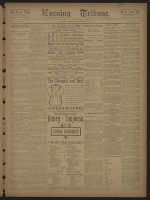 Evening Tribune. (Galveston, Tex.), Vol. 10, No. 183, Ed. 1 Saturday, May 31, 1890