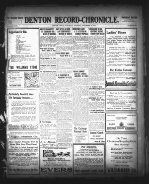 Denton Record-Chronicle. (Denton, Tex.), Vol. 17, No. 108, Ed. 1 Saturday, December 16, 1916