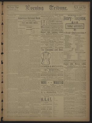 Evening Tribune. (Galveston, Tex.), Vol. 10, No. 186, Ed. 1 Wednesday, June 4, 1890
