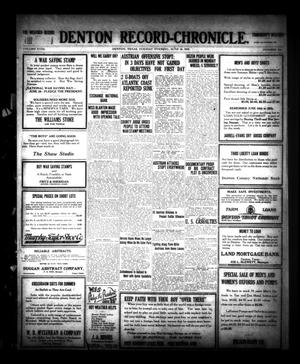 Denton Record-Chronicle. (Denton, Tex.), Vol. 18, No. 264, Ed. 1 Tuesday, June 18, 1918