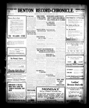 Denton Record-Chronicle. (Denton, Tex.), Vol. 18, No. 226, Ed. 1 Saturday, May 4, 1918
