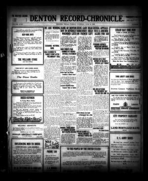 Denton Record-Chronicle. (Denton, Tex.), Vol. 18, No. 258, Ed. 1 Tuesday, June 11, 1918