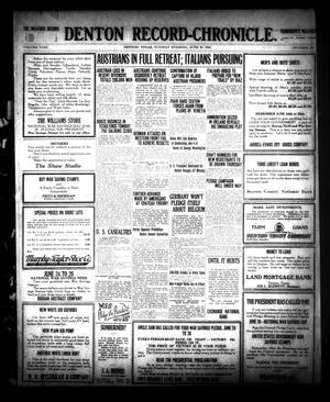 Denton Record-Chronicle. (Denton, Tex.), Vol. 18, No. 270, Ed. 1 Tuesday, June 25, 1918