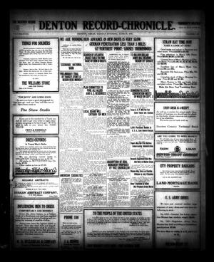 Denton Record-Chronicle. (Denton, Tex.), Vol. 18, No. 257, Ed. 1 Monday, June 10, 1918