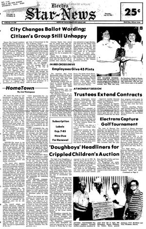 Electra Star-News (Electra, Tex.), Vol. 78, No. 48, Ed. 1 Thursday, July 18, 1985