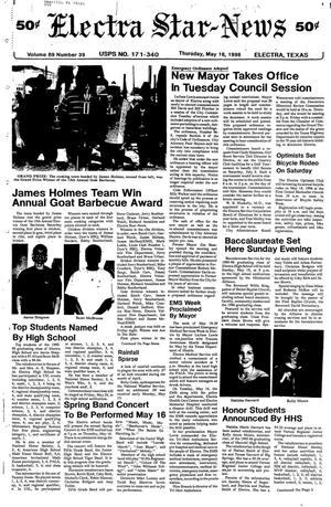 Electra Star-News (Electra, Tex.), Vol. 89, No. 39, Ed. 1 Thursday, May 16, 1996