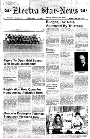 Electra Star-News (Electra, Tex.), Vol. 84, No. 4, Ed. 1 Thursday, September 6, 1990