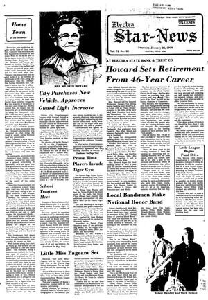 Electra Star-News (Electra, Tex.), Vol. 72, No. 25, Ed. 1 Thursday, January 25, 1979
