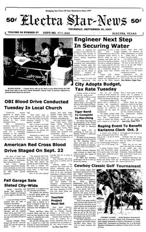 Electra Star-News (Electra, Tex.), Vol. 98, No. 7, Ed. 1 Thursday, September 30, 2004