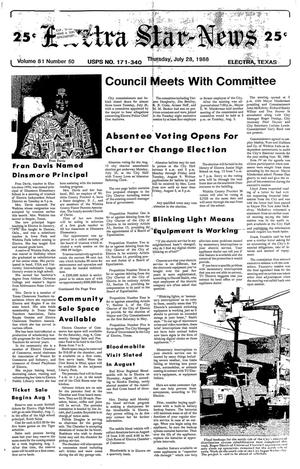 Electra Star-News (Electra, Tex.), Vol. 81, No. 50, Ed. 1 Thursday, July 28, 1988
