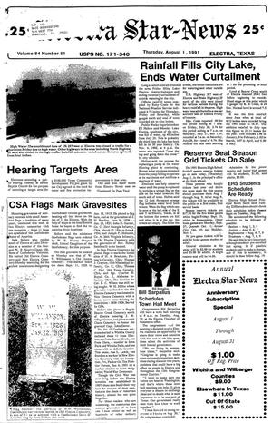 Electra Star-News (Electra, Tex.), Vol. 84, No. 51, Ed. 1 Thursday, August 1, 1991
